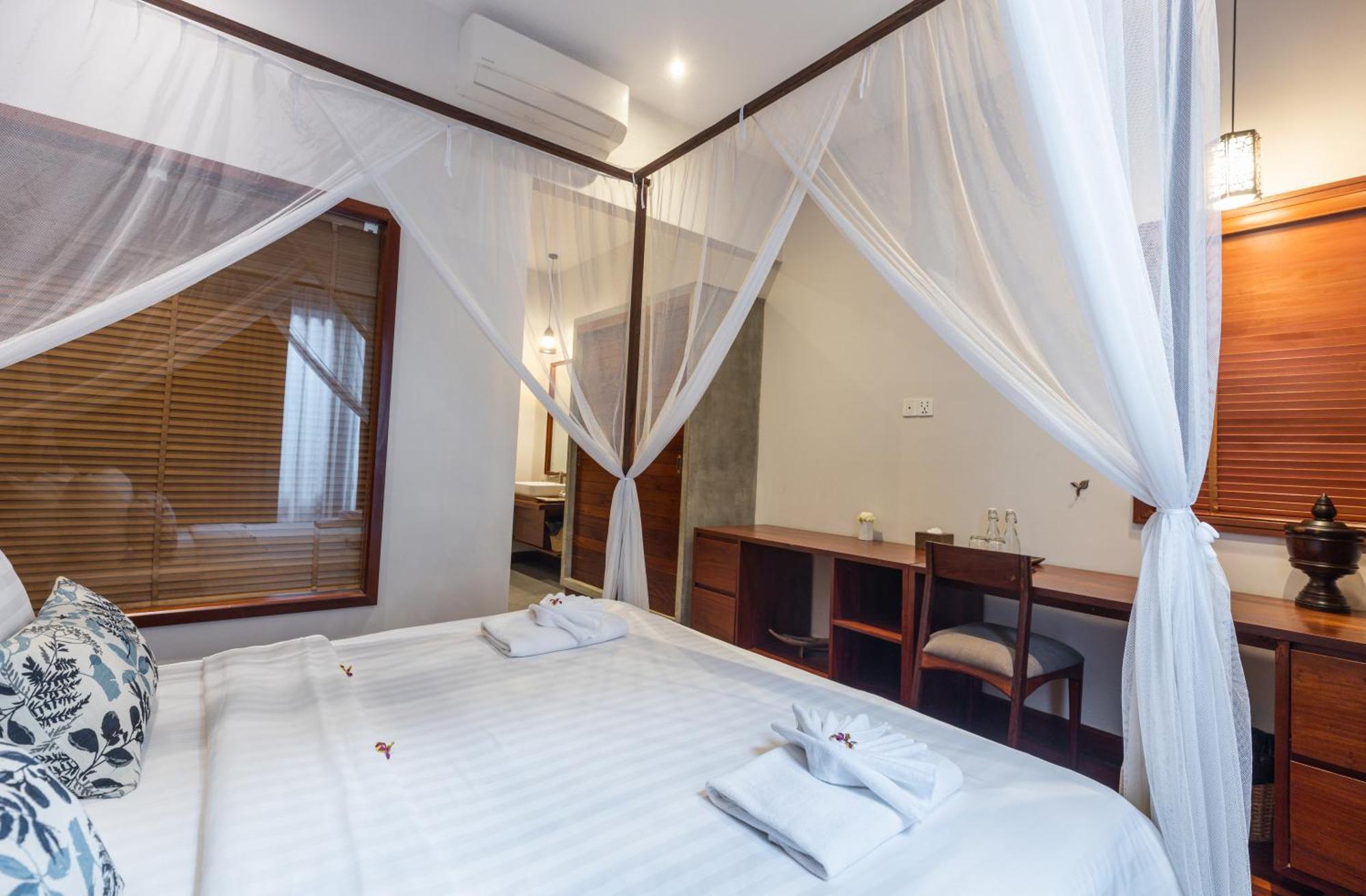 3 ห้องนอน 3 ห้องน้ำส่วนตัว ขนาด 45 ตร.ม. – ศาลา กำรึก Villa เสียมราฐ ภายนอก รูปภาพ
