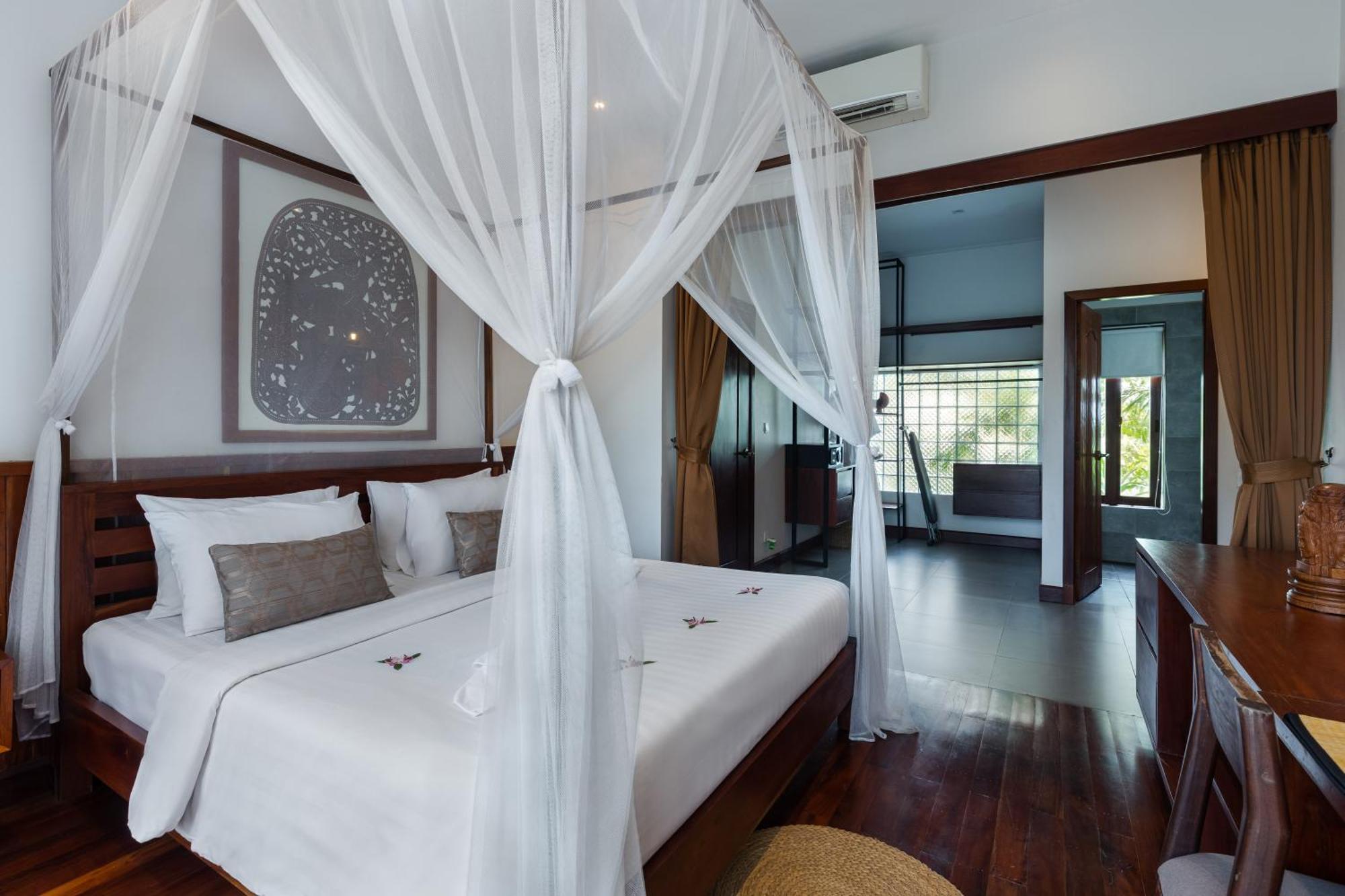 3 ห้องนอน 3 ห้องน้ำส่วนตัว ขนาด 45 ตร.ม. – ศาลา กำรึก Villa เสียมราฐ ภายนอก รูปภาพ